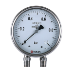 D100, Bellow Type Differential Pressure Gauge