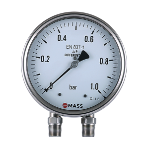 D100, Bellow Type Differential Pressure Gauge