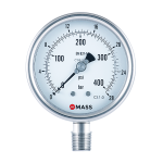 WPS Open Front Process Pressure Gauge
