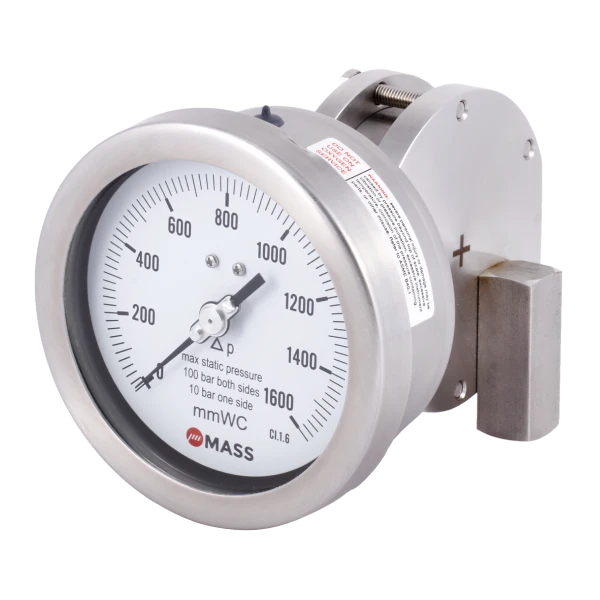 Diaphragm type differential pressure gauge